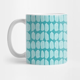 Blue crystals Mug